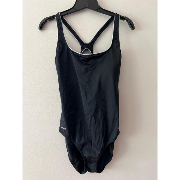 Speedo Other - Speedo Cross Back One Piece Swimsuit Black Size 14